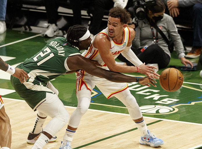  特雷杨狂送十七次助攻，老鹰多点开花大胜活塞止连败  